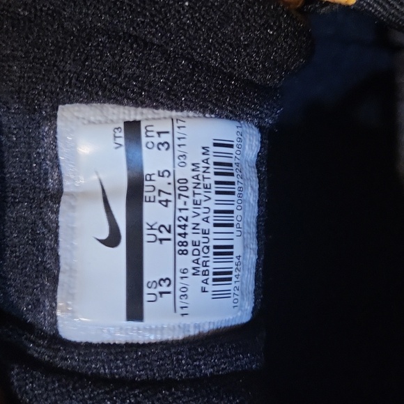 Nike Air Max 97 OG QS Metallic Gold 884421-700 Men's Sz 13 - Picture 7 of 7